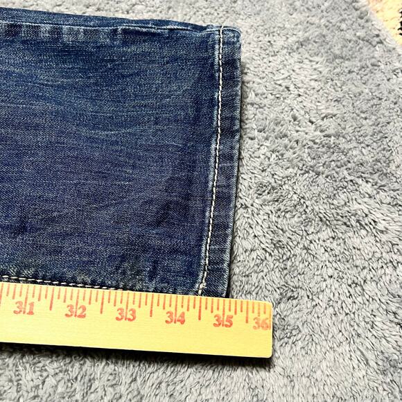Rock And Roll Cowboy Denim Jeans Mens 31 x36 Revolver Slim Straight - Picture 10 of 11
